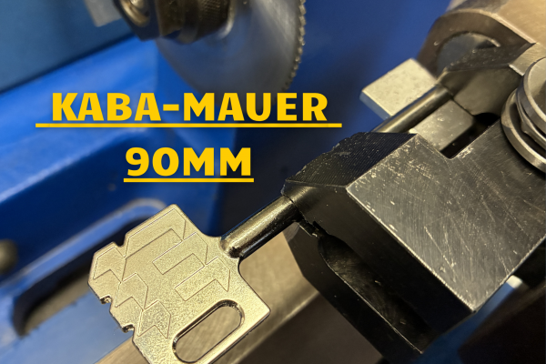 Dorobienie klucza do sejfu Kaba Mauer 90mm