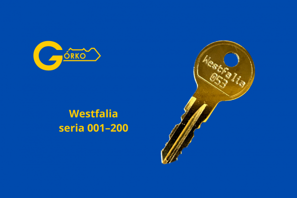 Dorabianie kluczy do bagażników i platform na hak do przewozu rowerów Westfalia seria 001–200