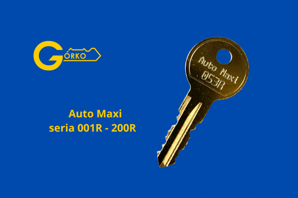 Dorabianie kluczy do relingów i bagażników dachowych Auto Maxi seria 001R-200R