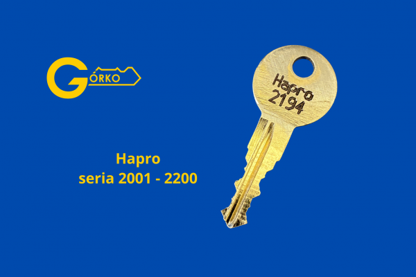 Dorabianie kluczy do boksów dachowych Hapro seria 2001 - 2200