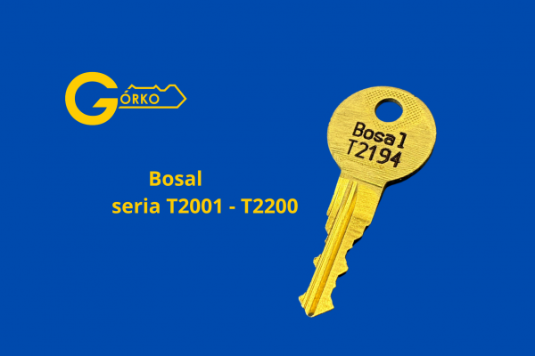 Dorobienie klucza do haka holowniczego Bosal seria T2001 - T2200
