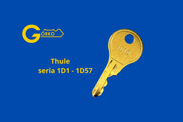 Dorobienie klucza do haka holowniczego Thule seria 1D1-1D57