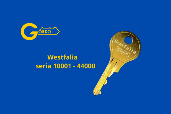Dorobienie klucza do haka holowniczego Westfalia seria 10001–44000