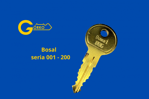 Dorobienie klucza do haka holowniczego Bosal seria 001 - 200