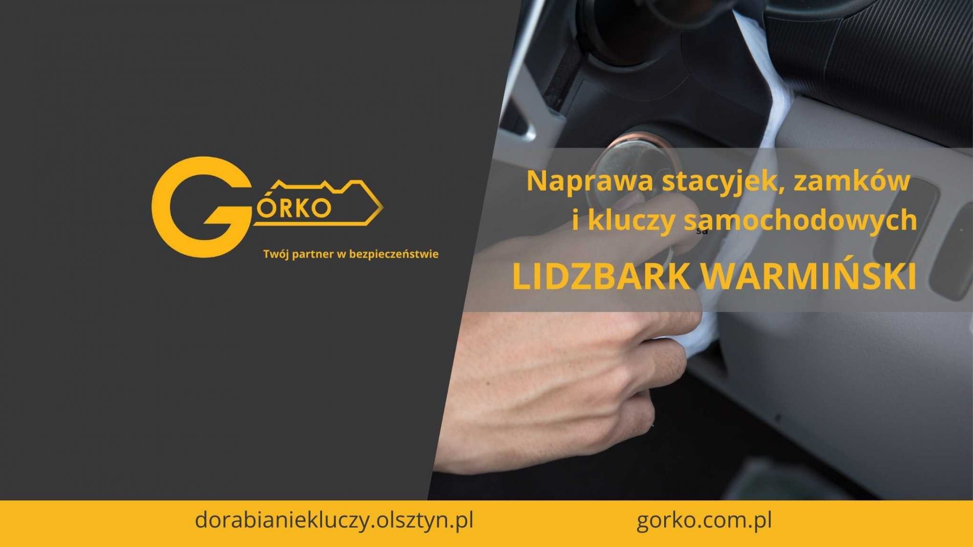 Naprawa stacyjek, zamków i kluczy samochodowych – Lidzbark Warmiński (Usługa zdalna)