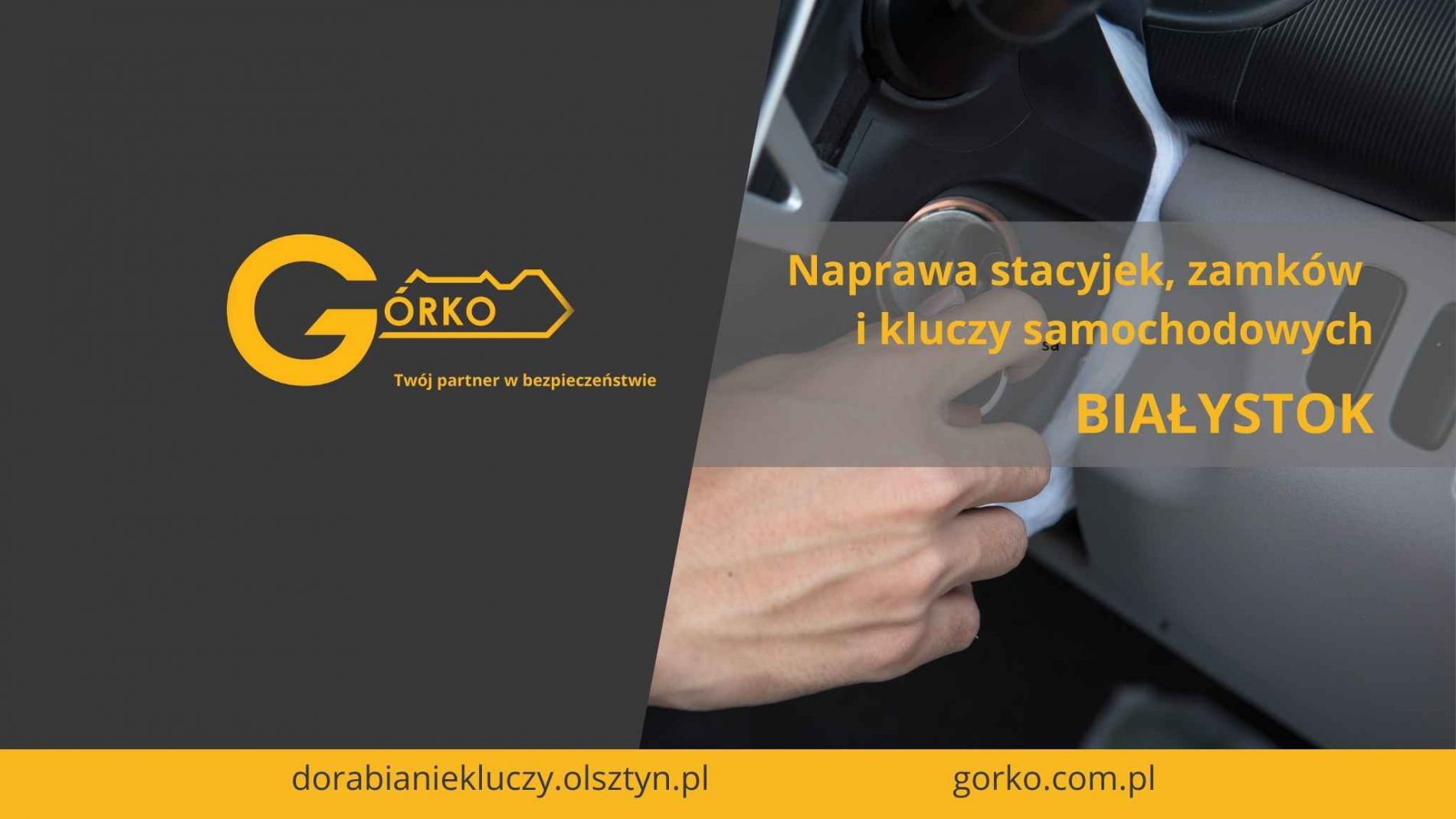 Naprawa stacyjek, zamków i kluczy samochodowych – Białystok (Usługa zdalna)