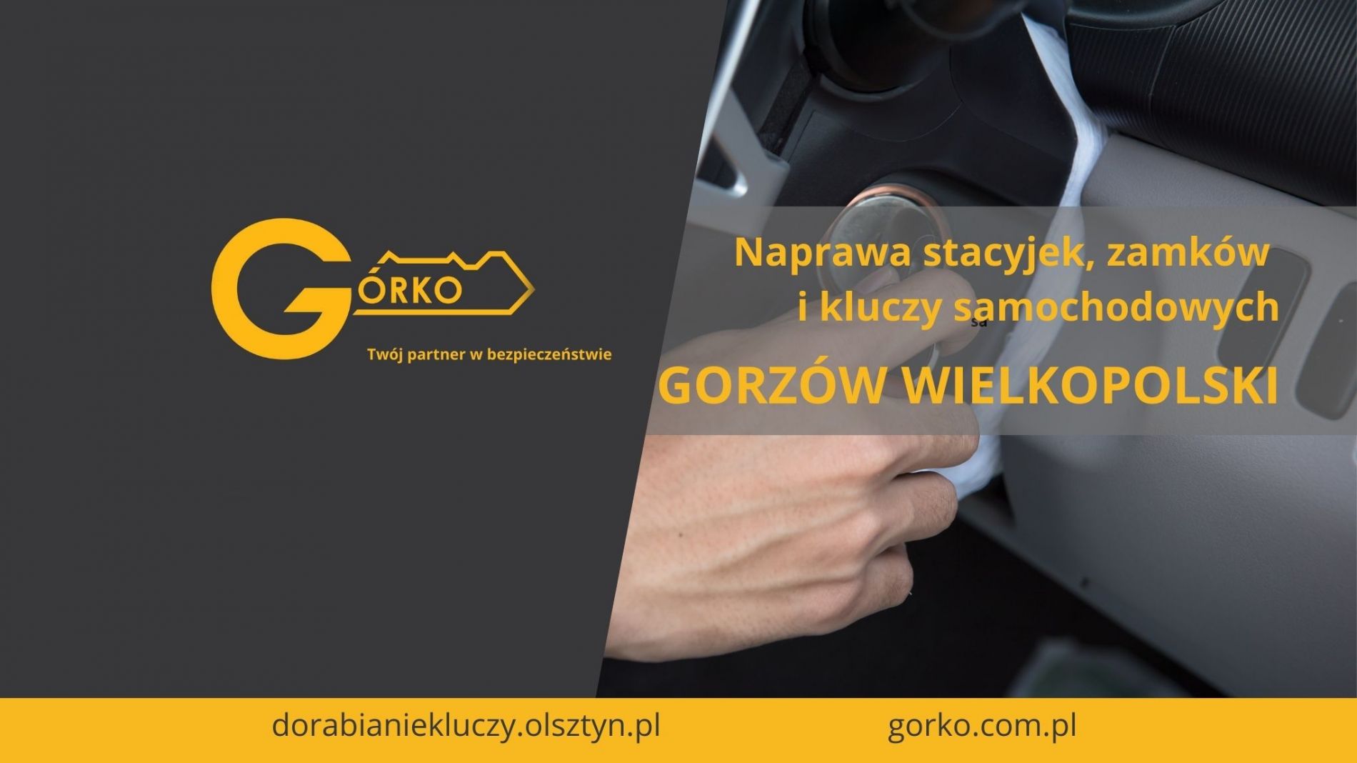 Naprawa stacyjek, zamków i kluczy samochodowych – Gorzów Wielkopolski (Usługa zdalna)