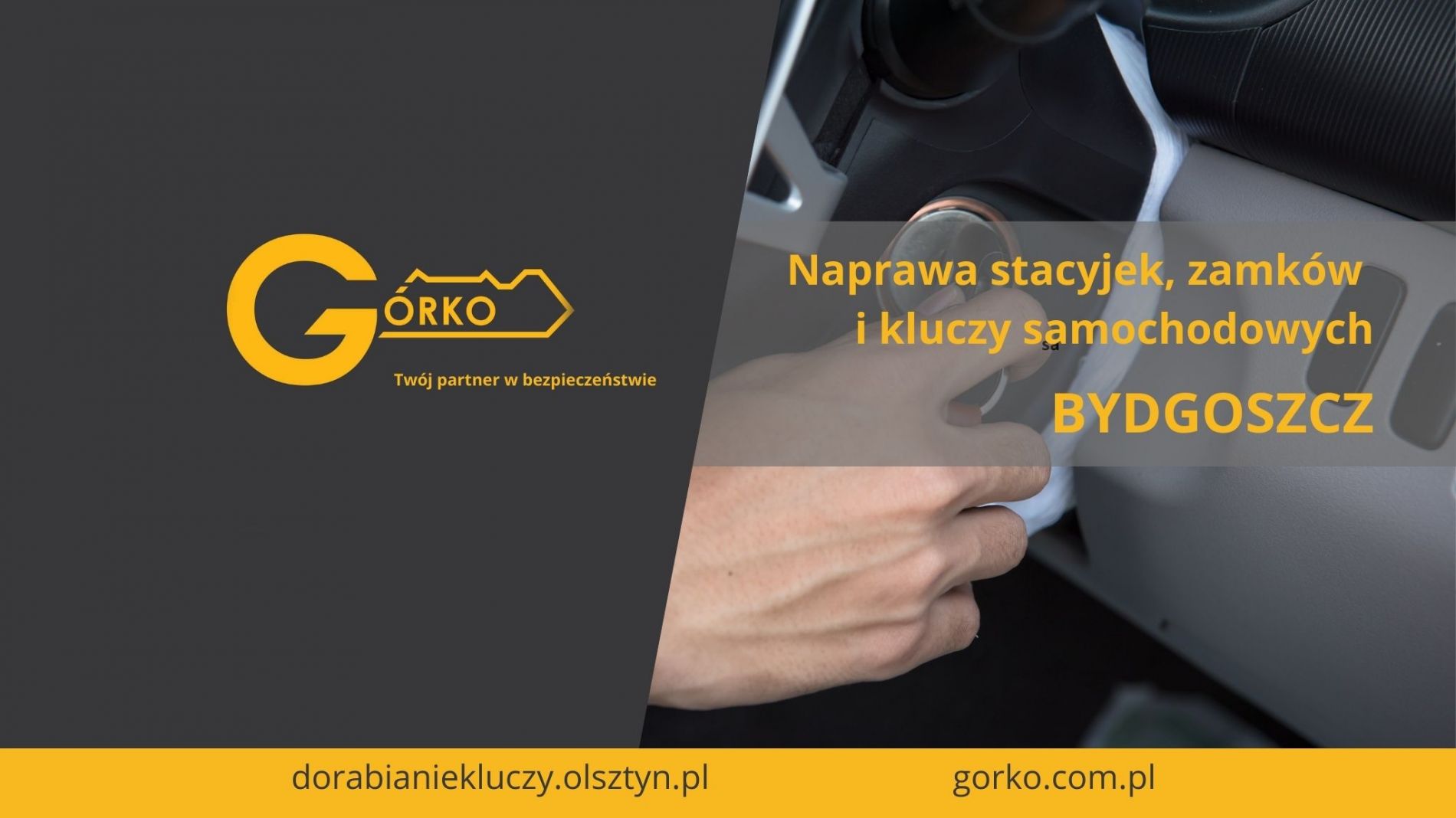 Naprawa stacyjek, zamków i kluczy samochodowych – Bydgoszcz (Usługa zdalna)
