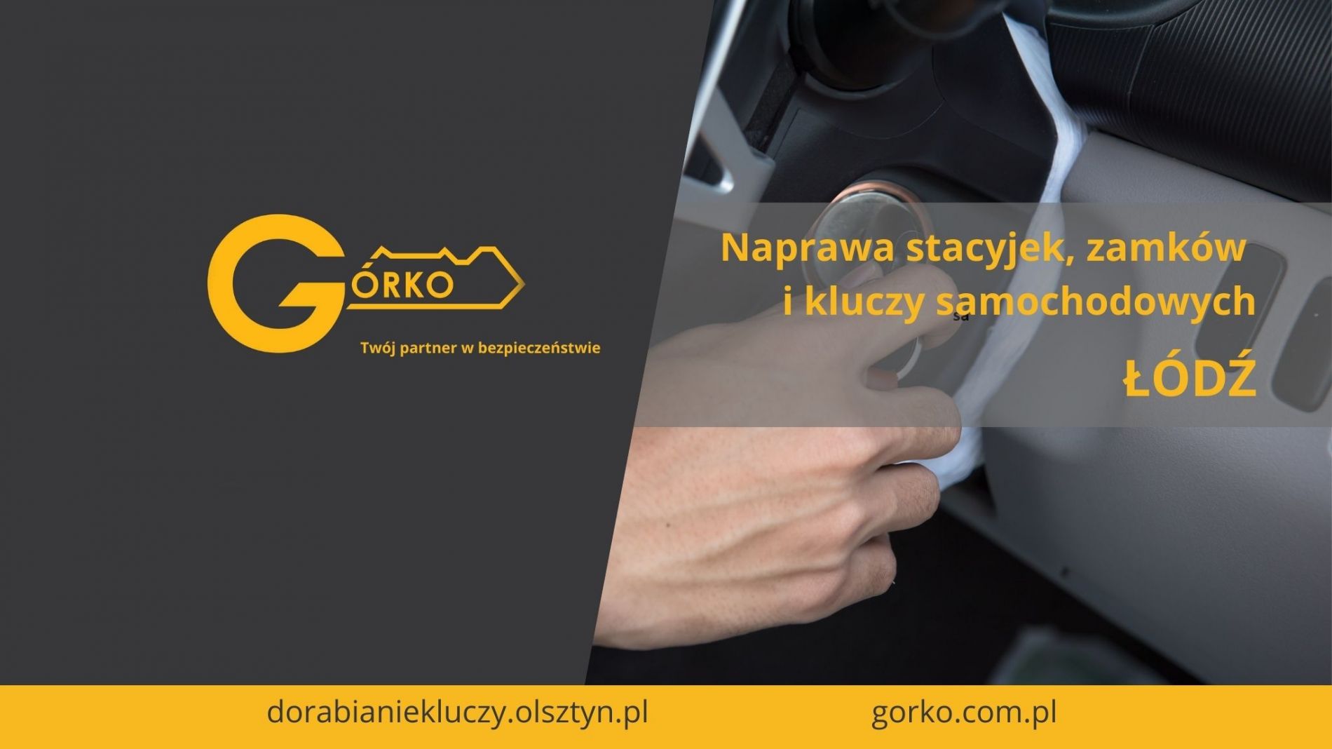 Naprawa stacyjek, zamków i kluczy samochodowych – Łódź (Usługa zdalna)