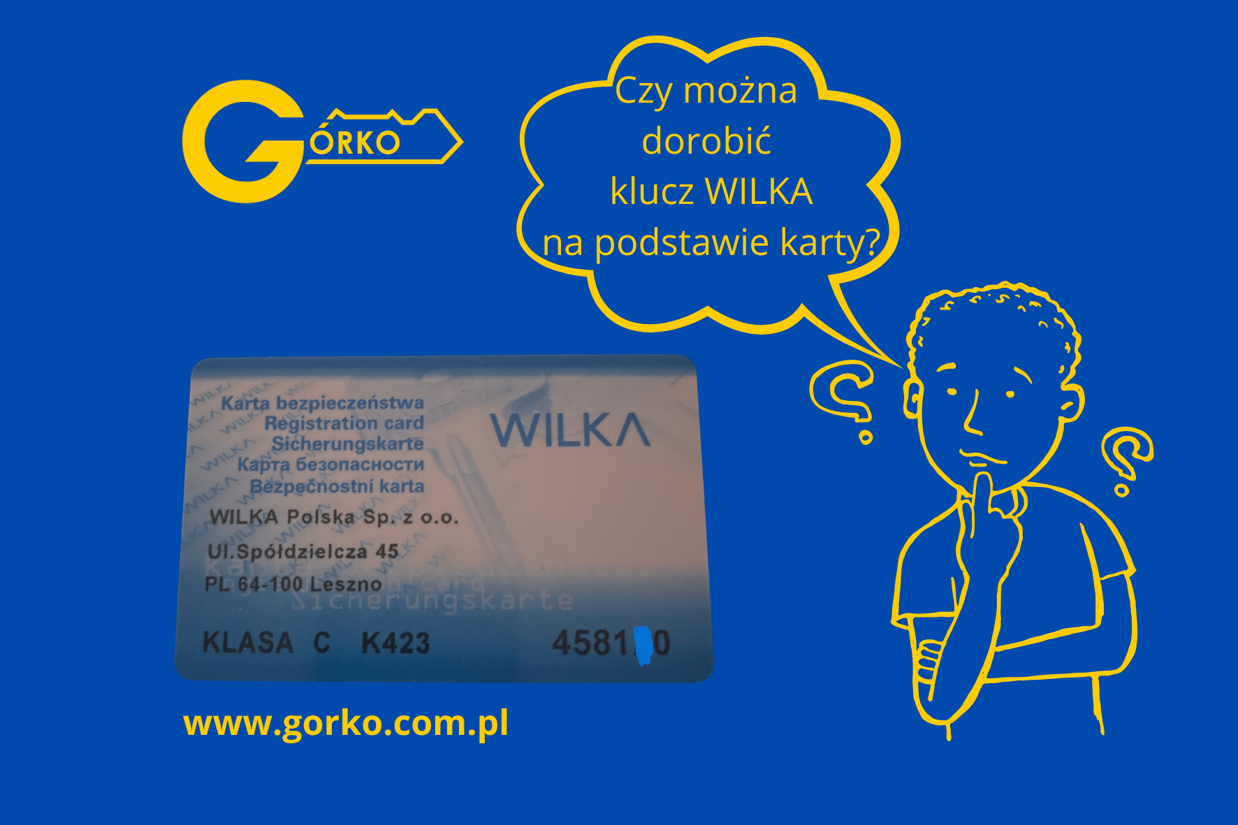 Mieszka w Holandii, a klucze dorobiła w Polsce – historia pani Oliwii i zamków Wilka K423