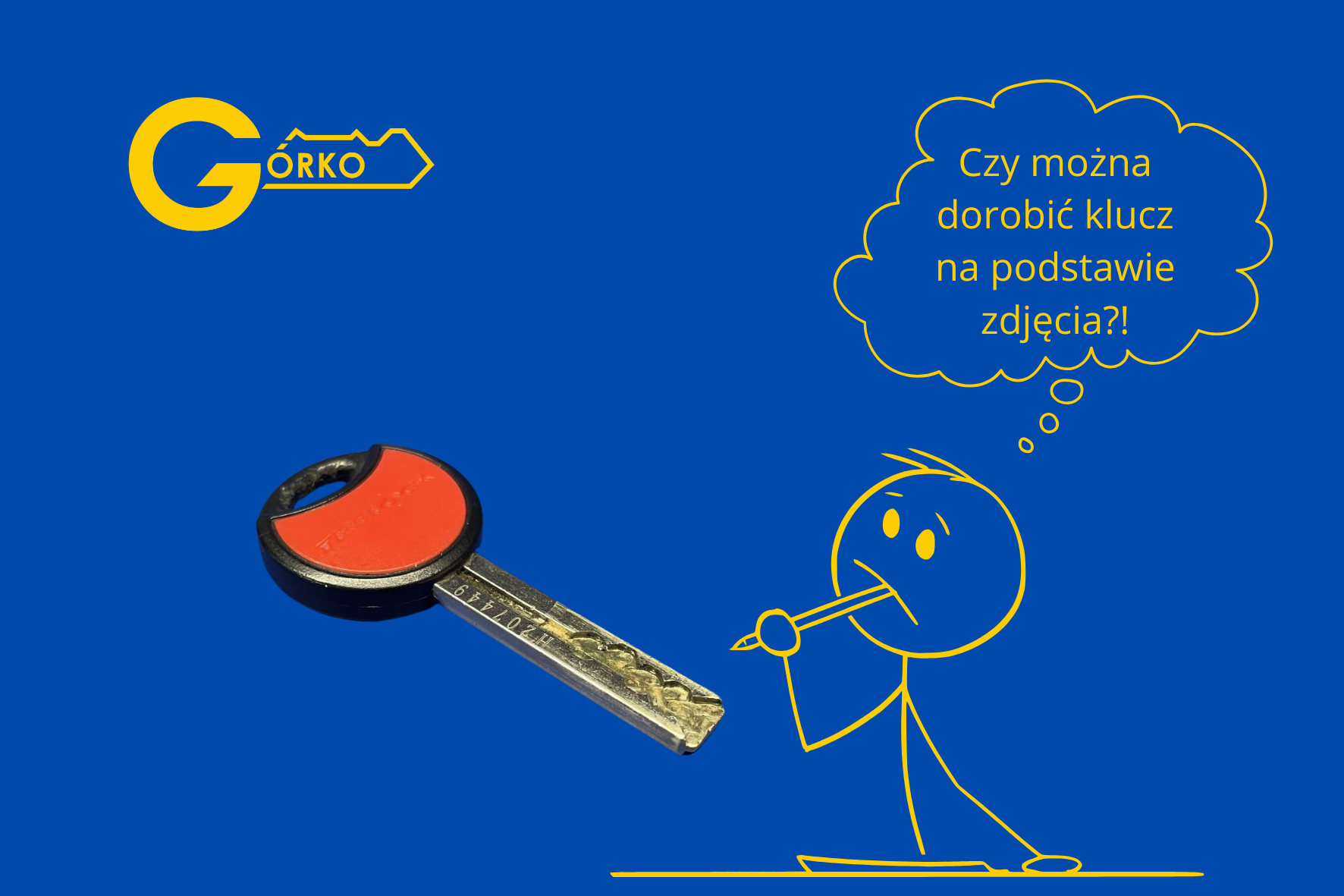 Czy można dorobić klucz na podstawie zdjęcia, online – do blokady rowerowej Trelock?