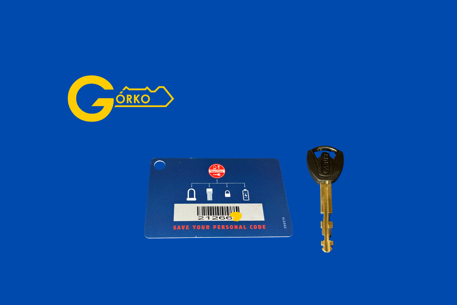 Zgubiłeś klucz Abus X-Plus do skrzyń z narzędziami? Dorobimy go z kodu online.