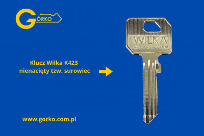 Dorabianie kluczy do wkładek Wilka K423