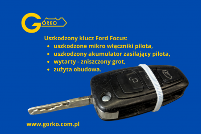 USZKODZONY KLUCZ DO FORDA