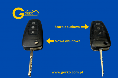 USZKODZONY KLUCZ DO FORDA WYMIANA OBUDOWY KLUCZA