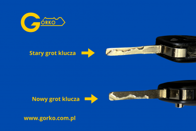 USZKODZONY KLUCZ DO FORDA DOCIĘTY NOWY GROT
