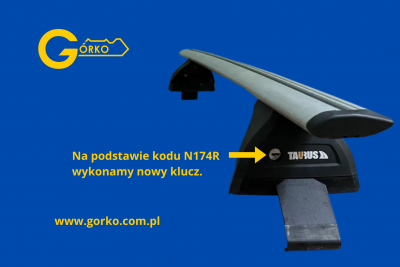 Jak dorobić zgubione klucze do belek, bagażników i boksów Taurus?