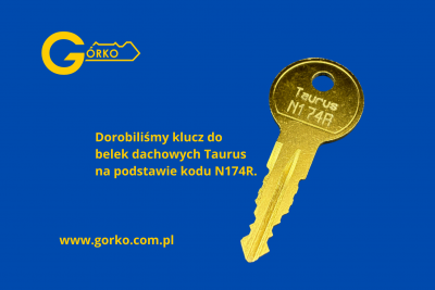 Jak dorobić zgubione klucze do belek, bagażników i boksów Taurus?