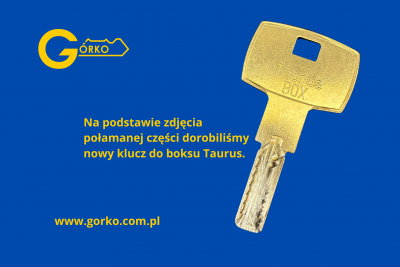 Połamany klucz do boksu dachowego Taurus? Pani Irmina znalazła rozwiązanie!