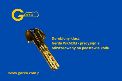 Jak dorobić klucz Gerda PRO System WKM3M?