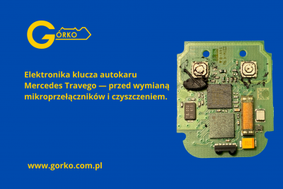 Naprawa klucza do Mercedesa Travego – jak przywróciliśmy pilot do życia