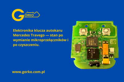 Naprawa klucza do Mercedesa Travego – jak przywróciliśmy pilot do życia