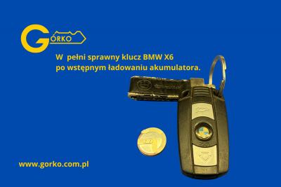 zregenerowany klucz do bmw x6