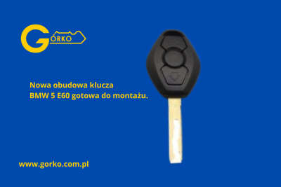 Nowa obudowa klucza BMW 5 E60 – wysoka jakość i trwałość
