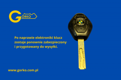Klucz BMW E46 po naprawie elektroniki