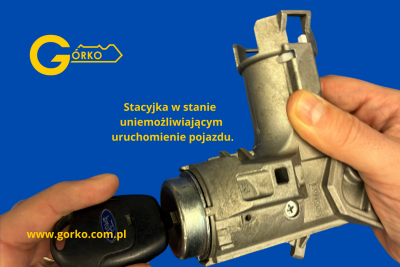 Ford Fiesta MK7 z uszkodzona stacyjka