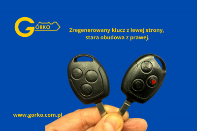 Zregenerowany klucz jajko Ford Fiesta MK7
