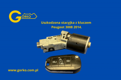 Peugeot 3008 2014 – nowa stacyjka z ułożeniem pod klucz zamiast kosztownej wymiany zamków