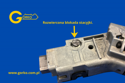 Peugeot 3008 2014 – nowa stacyjka z ułożeniem zapadek pod klucz