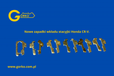 Nowe zapadki wkładu stacyjki Honda CR-V II