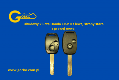 Obudowy kluczy Bębenek wkładu stacyjki Honda CR-V II 