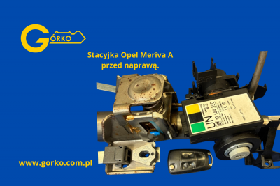 naprawa zablokowanej stacyjki opel meriva a oraz regeneracja klucza