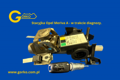 regeneracja zablokowanej stacyjki opel meriva a oraz naprawa klucza