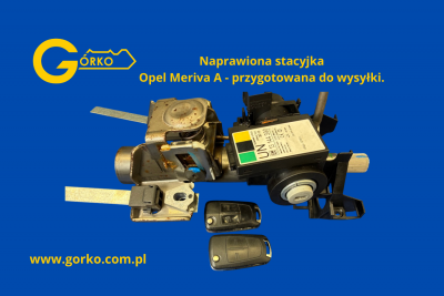 regeneracja zablokowanej stacyjki opel meriva i naprawa klucza