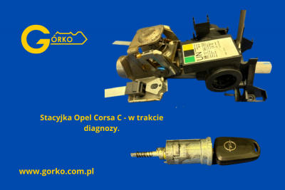 naprawa wkładu uszkodzonej stacyjki opel corsa c