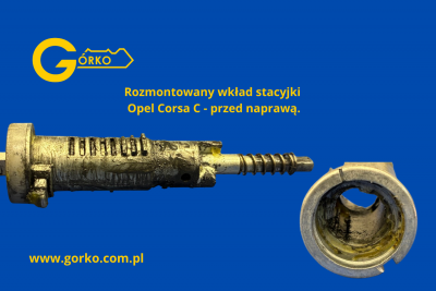 naprawa zablokowanej stacyjki opel corsa c