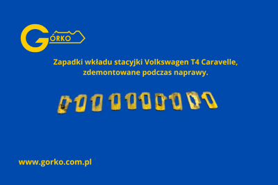 Naprawa WKŁADU stacyjki Volkswagen T4 Caravelle 