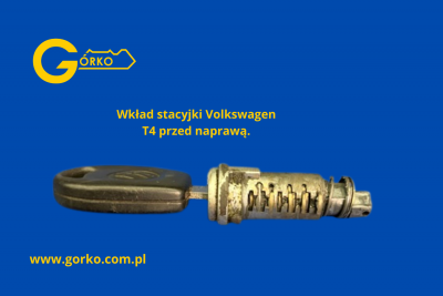 naprawa zablokowanej stacyjki volkswagen t4 synchro