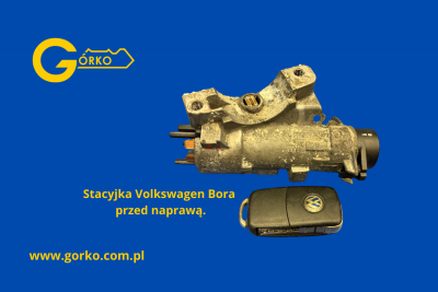 stacyjka Volkswagen Bora 2005 przed regeneracją w naszym serwisie
