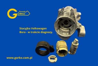 stacyjka Volkswagen Bora 2005 w trakcie diagnozy