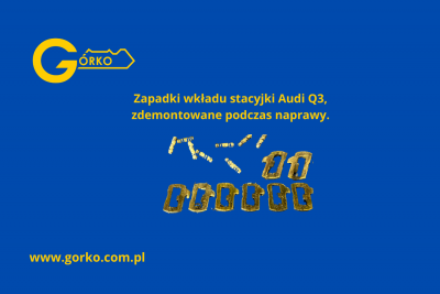 Naprawa uszkodzonej stacyjki AudiQ3