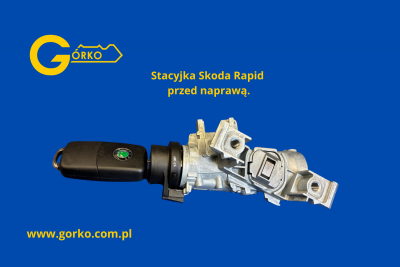 Uszkodzona stacyjka Skoda Rapid