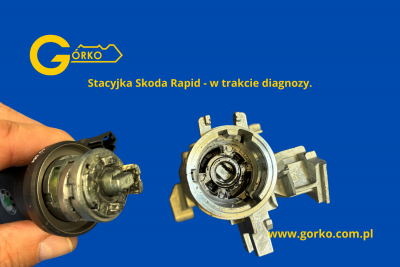 Zablokowana stacyjka Skoda Rapid