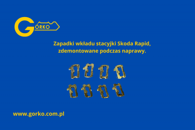 Zapadki stacyjki Skoda Rapid