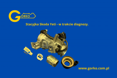 Stacyjka Skody Yeti rozłożona do diagnozy