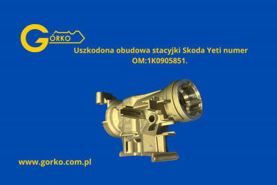 Obudowa stacyjki Skody Yeti 